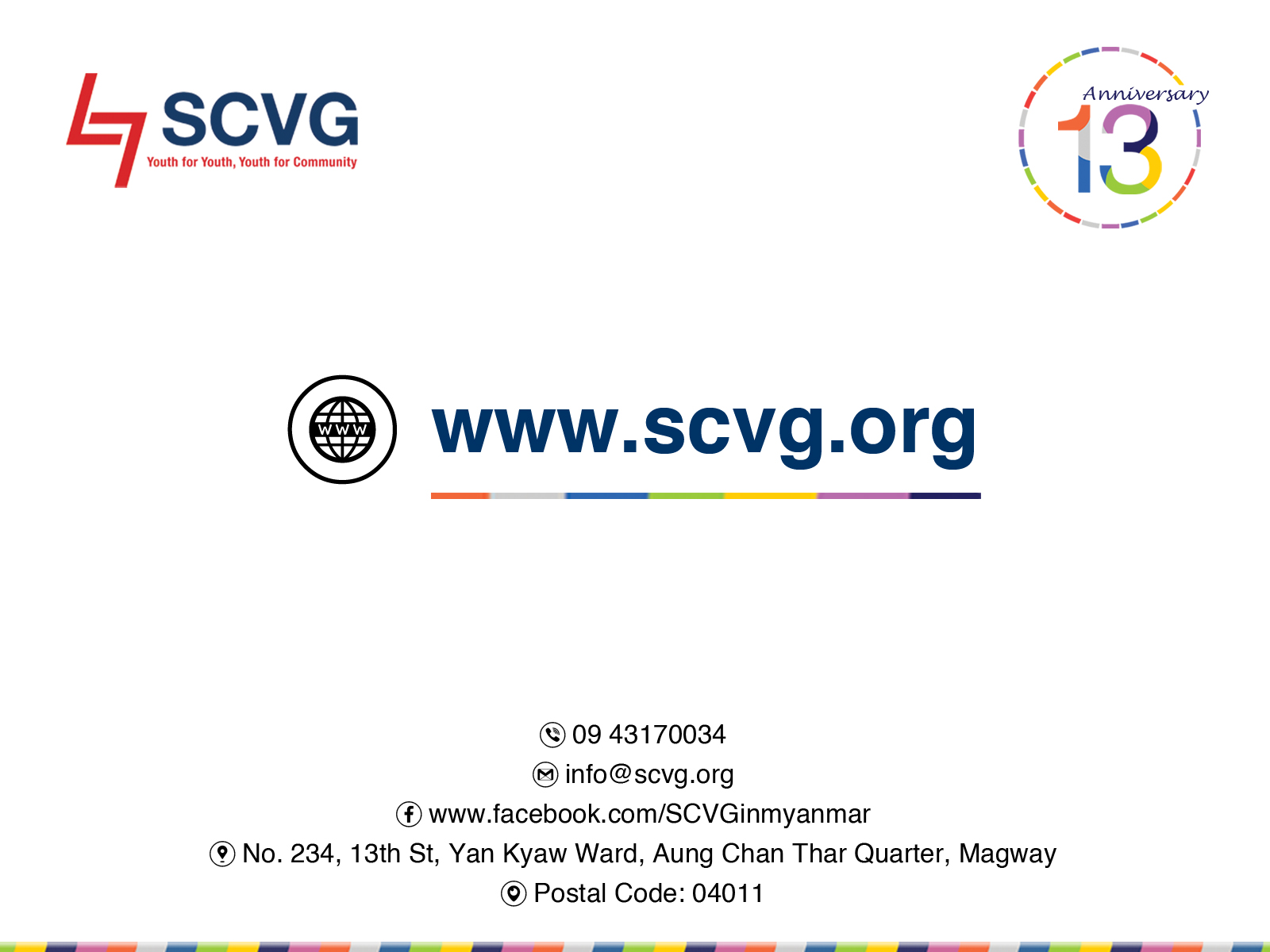 Introducing the SCVG website: www.scvg.org